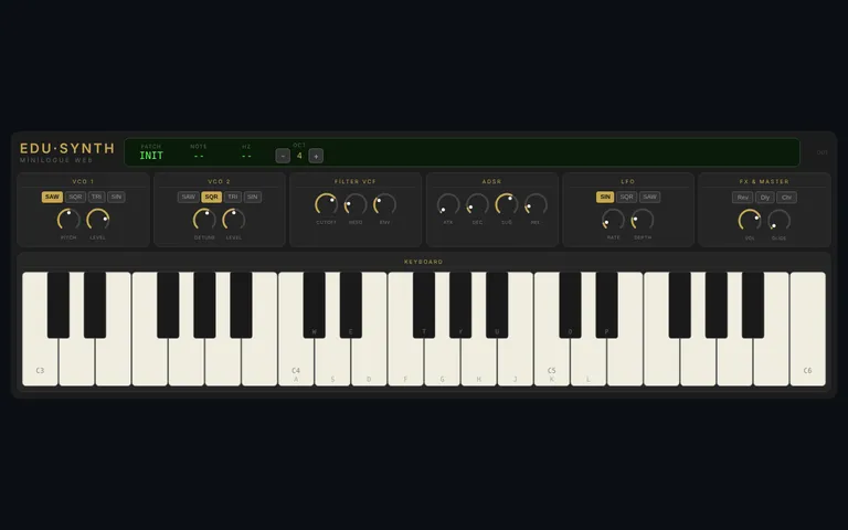 Edu·Synth Analog Synthesizer